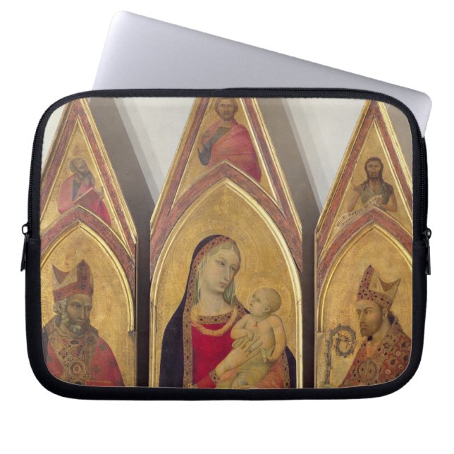 Madonna und Kind mit SS. Nicholas und Proculus, Laptopschutzhülle (Vorderseite)
