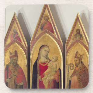 Madonna und Kind mit SS. Nicholas und Proculus, Untersetzer