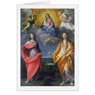 Madonna und Kind mit St. Lucy und Maria Magdalena