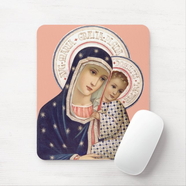 Madonna und Kind Mousepad (Mit Mouse)