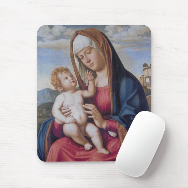 Madonna und Kind Mousepad (Mit Mouse)