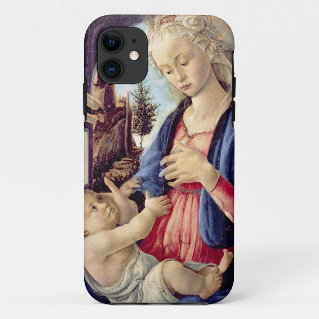 Madonna und Kind (Platte) 2 Case-Mate iPhone Hülle (Rückseite)