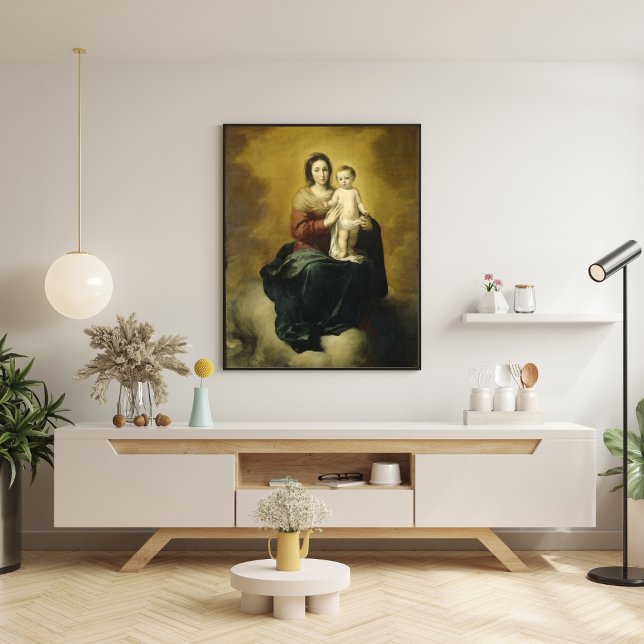 Madonna und Kind, Religious Fine Art Poster (Von Creator hochgeladen)