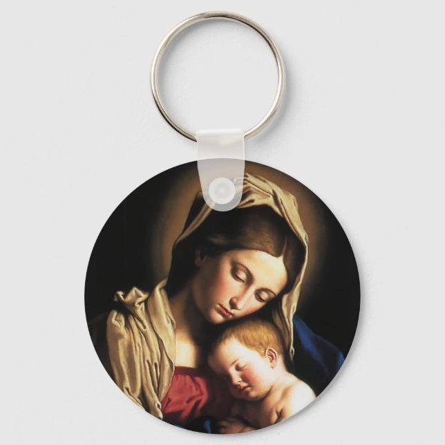 MADONNA UND KIND SCHLÜSSELANHÄNGER (Vorderseite)