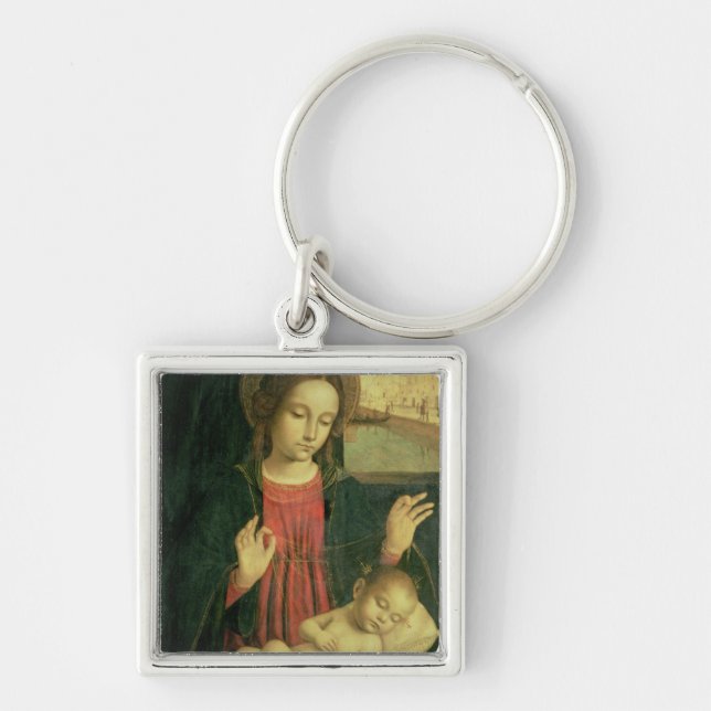 Madonna und Kind Schlüsselanhänger (Vorne)