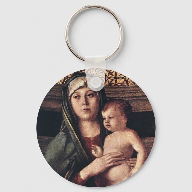 Madonna und Kind Schlüsselanhänger (Vorderseite)