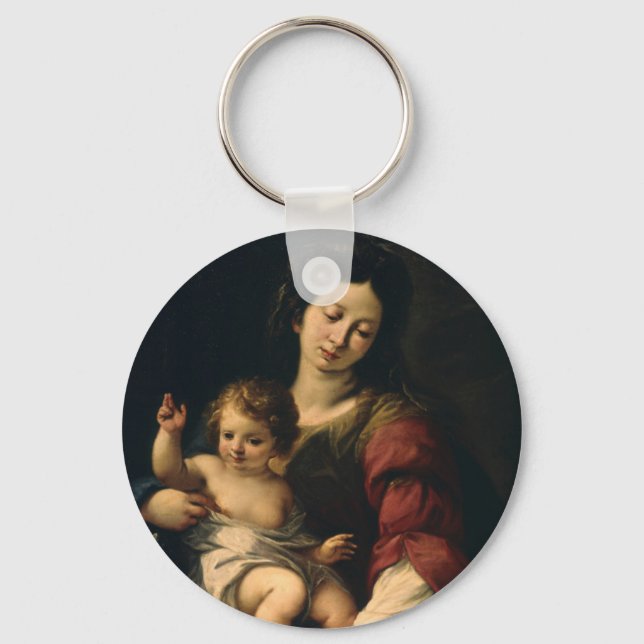 Madonna und Kind Schlüsselanhänger (Vorderseite)