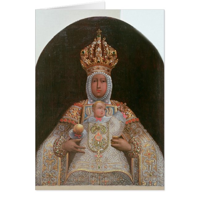 Madonna und Kind, Schule von Cusco (Vorne)