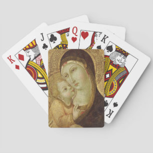 Madonna und Kind Spielkarten