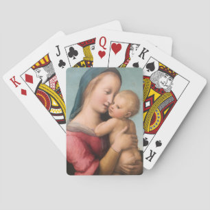 Madonna und Kind Spielkarten