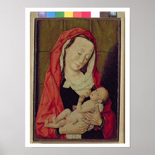 Madonna und Kind (Tafel) Poster (Vorne)