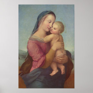 Madonna und Kind (The Tempi Madonna) von Raphael Poster
