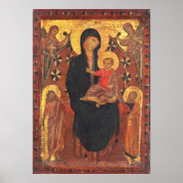 Madonna und Kind - Toskana Kunst, Dichtung und Mus Poster
