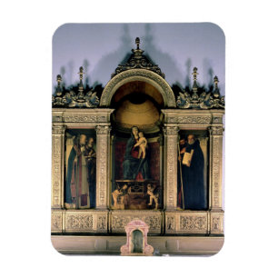 Madonna und Kind und Heilige (Triptychon Magnet