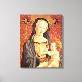 Madonna und Kind - Veneziano - c1432 Leinwanddruck