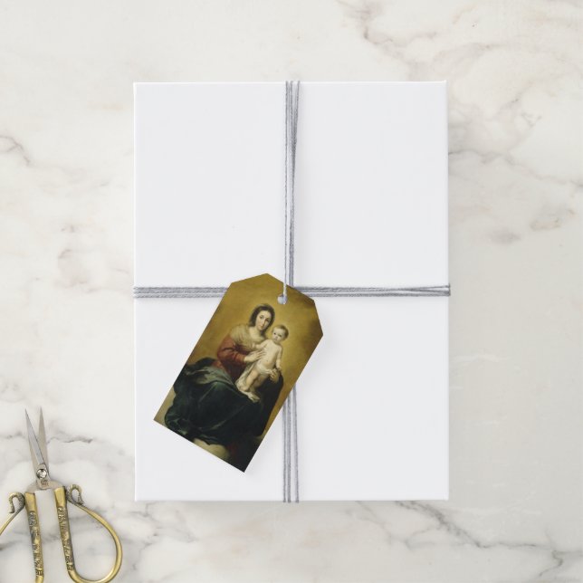 Madonna und Kind, Weihnachtsgeschenke der bildende Geschenkanhänger (Mit Garn)