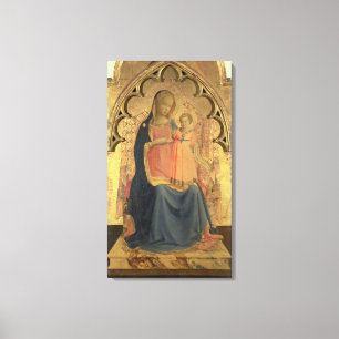 Madonna und Kind, zentrale Platte eines Leinwanddruck