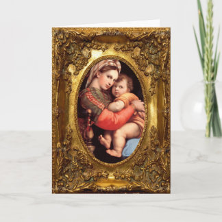 Madonna und Kinderkarte Karte