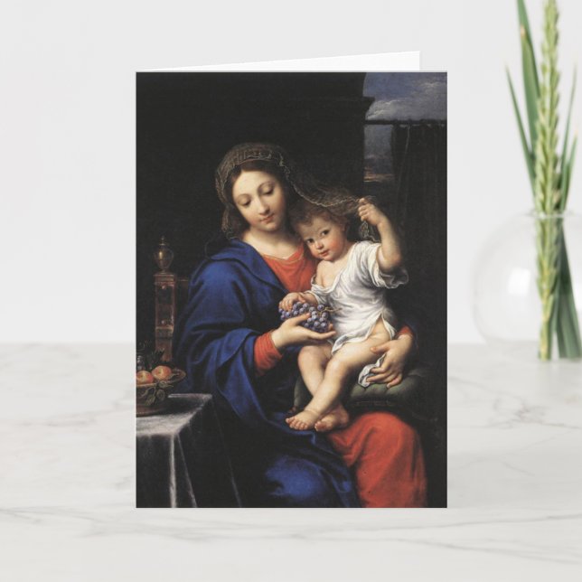 Madonna und Kinderkarte Karte (Vorderseite)