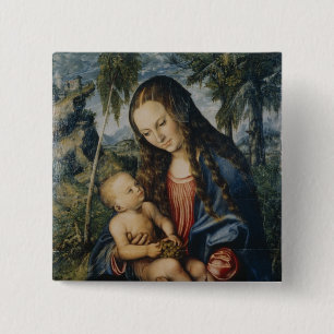 Madonna unter dem Tannenbaum, c.1510 Button