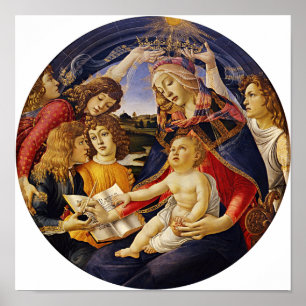 Madonna von Botticelli Poster