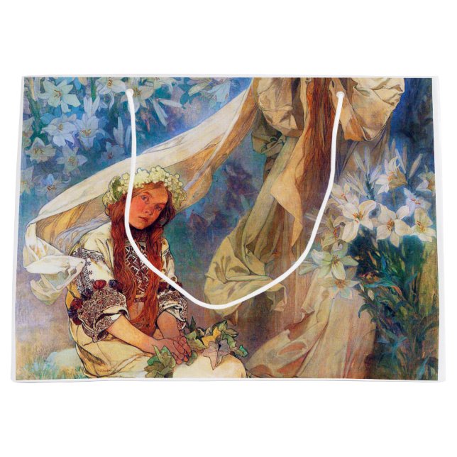 Madonna von der Lüge, Mucha Große Geschenktüte (Vorderseite)