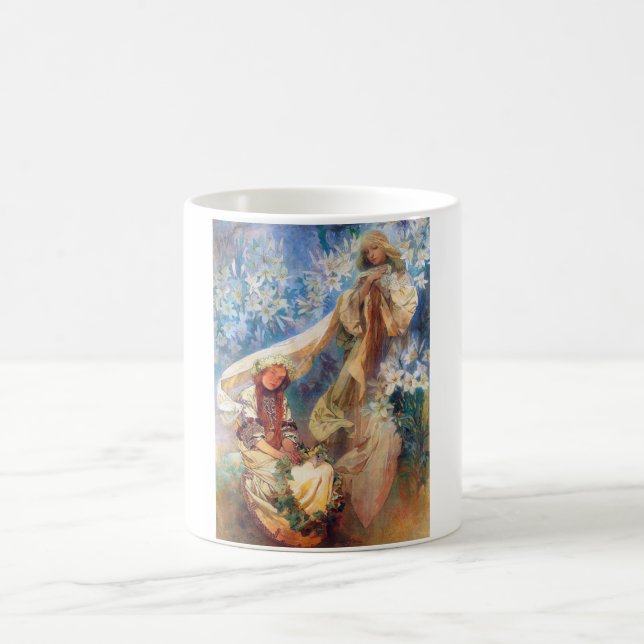 Madonna von der Lüge, Mucha Kaffeetasse (Mittel)