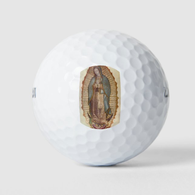 Madonna von Guadalupe (Nuestra Señora) (Virgen) Golfball (Vorderseite)