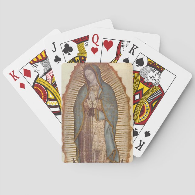 Madonna von Guadalupe (Nuestra Señora) (Virgen) Spielkarten (Rückseite)