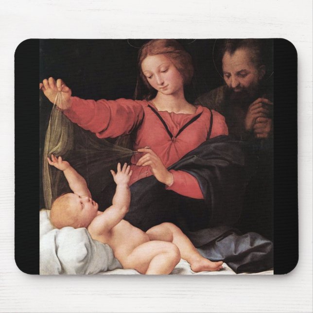 Madonna von Loreto - Raphael - c1511 Mousepad (Vorne)
