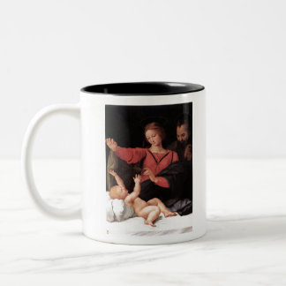 Madonna von Loreto - Raphael - c1511 Zweifarbige Tasse