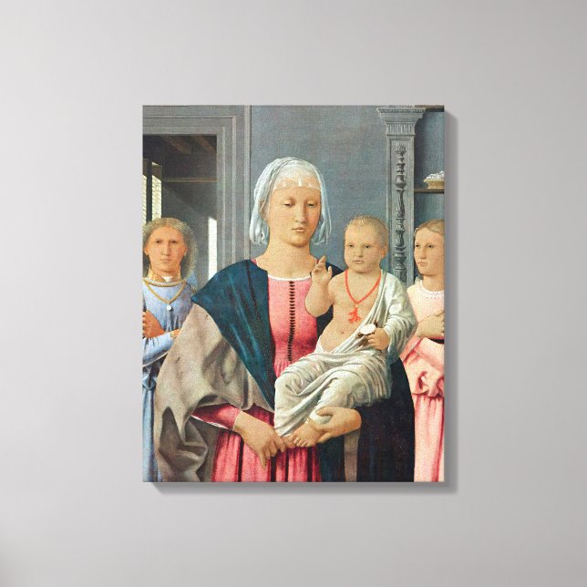 Madonna von Senigallia - Piero della Francesca Leinwanddruck (Vorderseite)