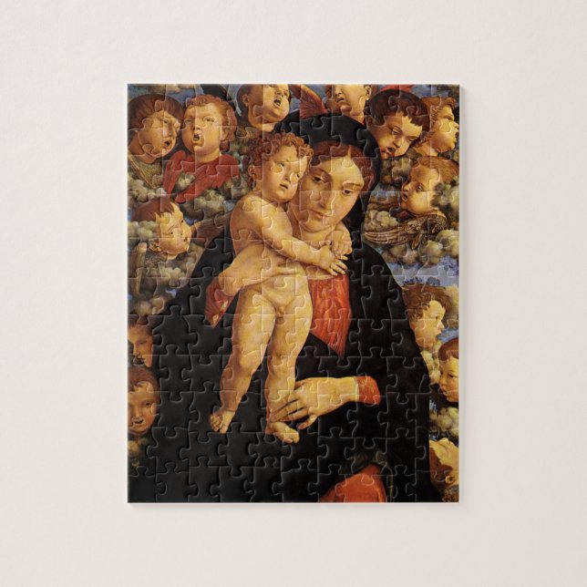 Madonna von Tscherubim von Andrea Mantegna (Vertikal)