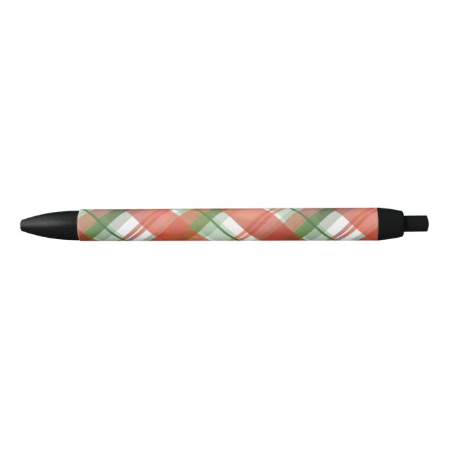Madras Karierte Weihnachten Kugelschreiber (Vorderseite)