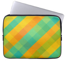 Madras Karo Revival - Kariertes Muster - Laptop-Si