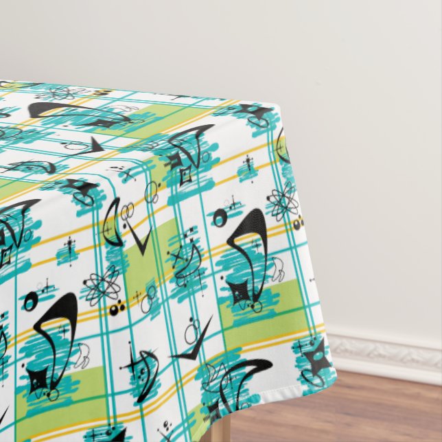 Madras Mitte des Jahrhunderts Tischdecke (Beispiel)