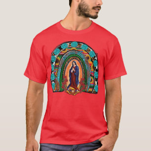 Madre Our Lady Virgen de Guadalupe Abuela Meican R T-Shirt