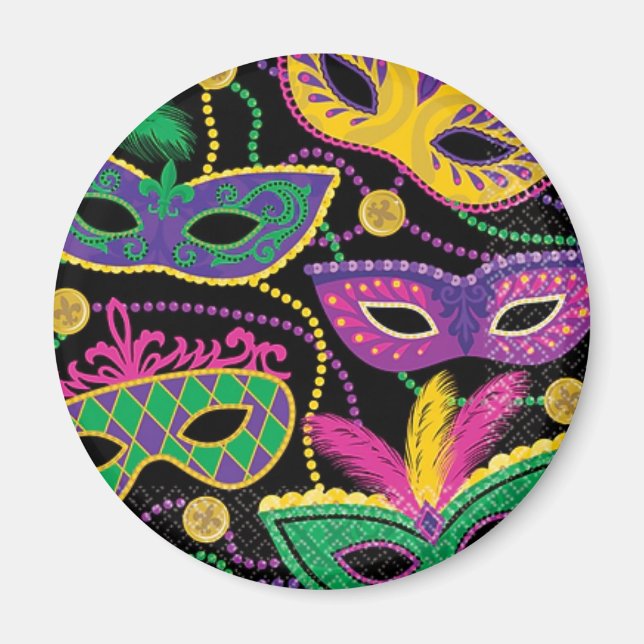 MADRI GRA MASK MAGNET (Vorne)