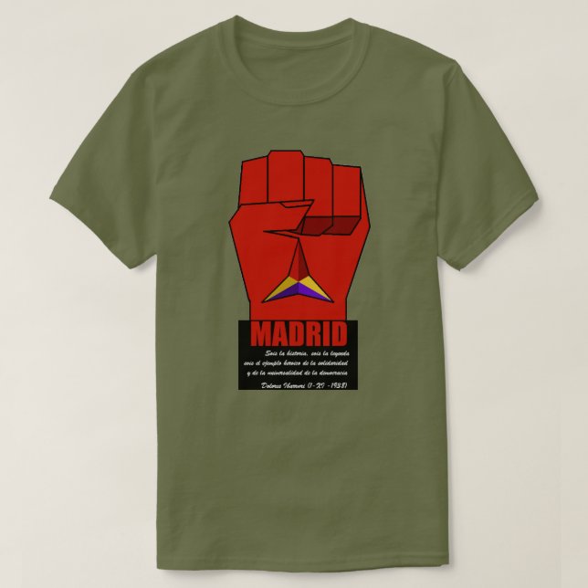 MADRID 1936 T-Shirt (Design vorne)