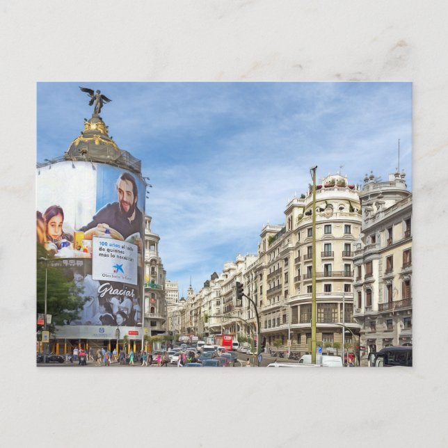 Madrid. #1. postkarte (Vorderseite)