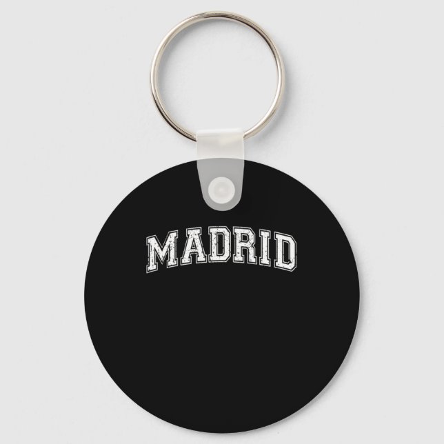 Madrid Die beliebteste Hauptstadt Spaniens Schlüsselanhänger (Vorderseite)