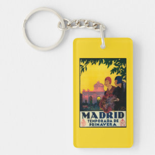 Madrid en affiche promotionnelle de voyage de