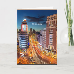 Madrid, Espagne Carte photo pittoresque