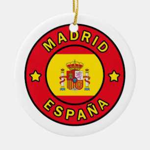 Madrid España Keramik Ornament