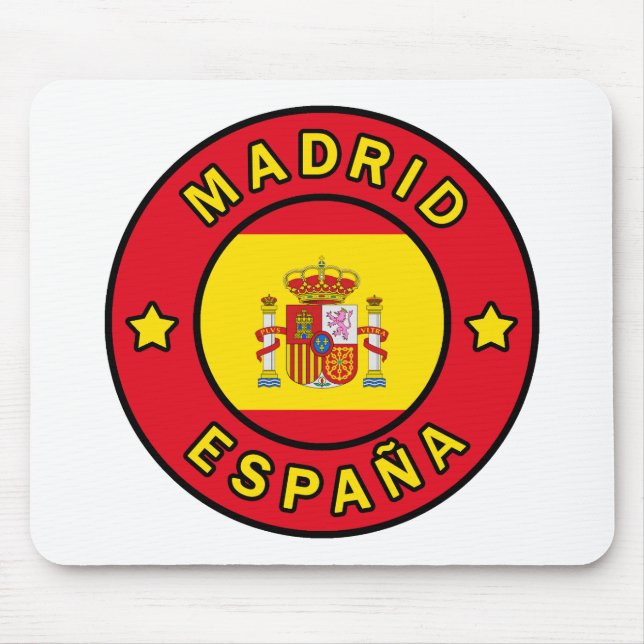 Madrid España Mousepad (Vorne)