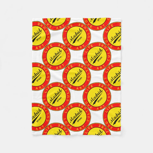 Madrid Fleecedecke (Vorderseite)