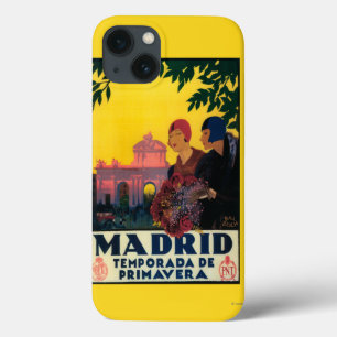 Madrid im Frühjahr-Reise-fördernden Plakat Case-Mate iPhone Hülle
