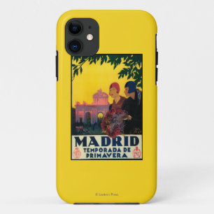 Madrid im Frühling Reisewerbeposter Case-Mate iPhone Hülle