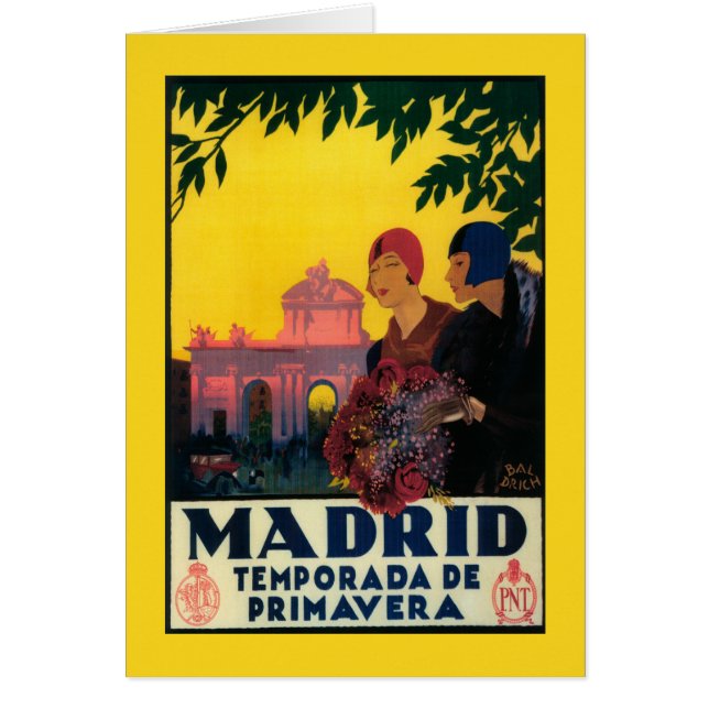 Madrid im Springtime Travel Promotion Poster (Vorne)