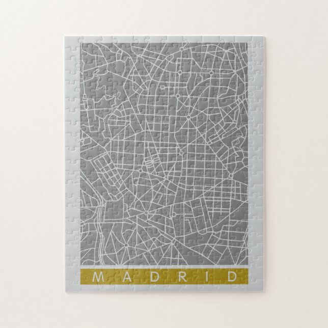 Madrid Karte (Vertikal)